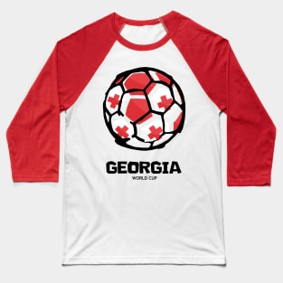 Georgia Football Country Flag Baseball T-Shirt